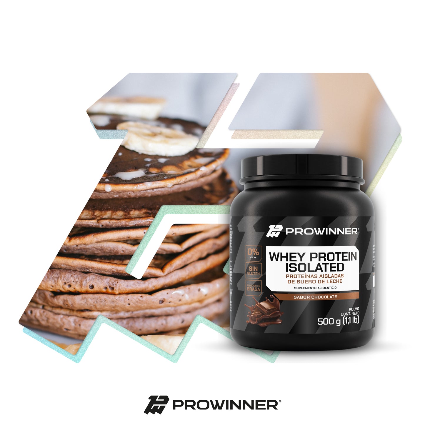 Proteína Whey Protein Isolated Chocolate 500 g 20 porciones