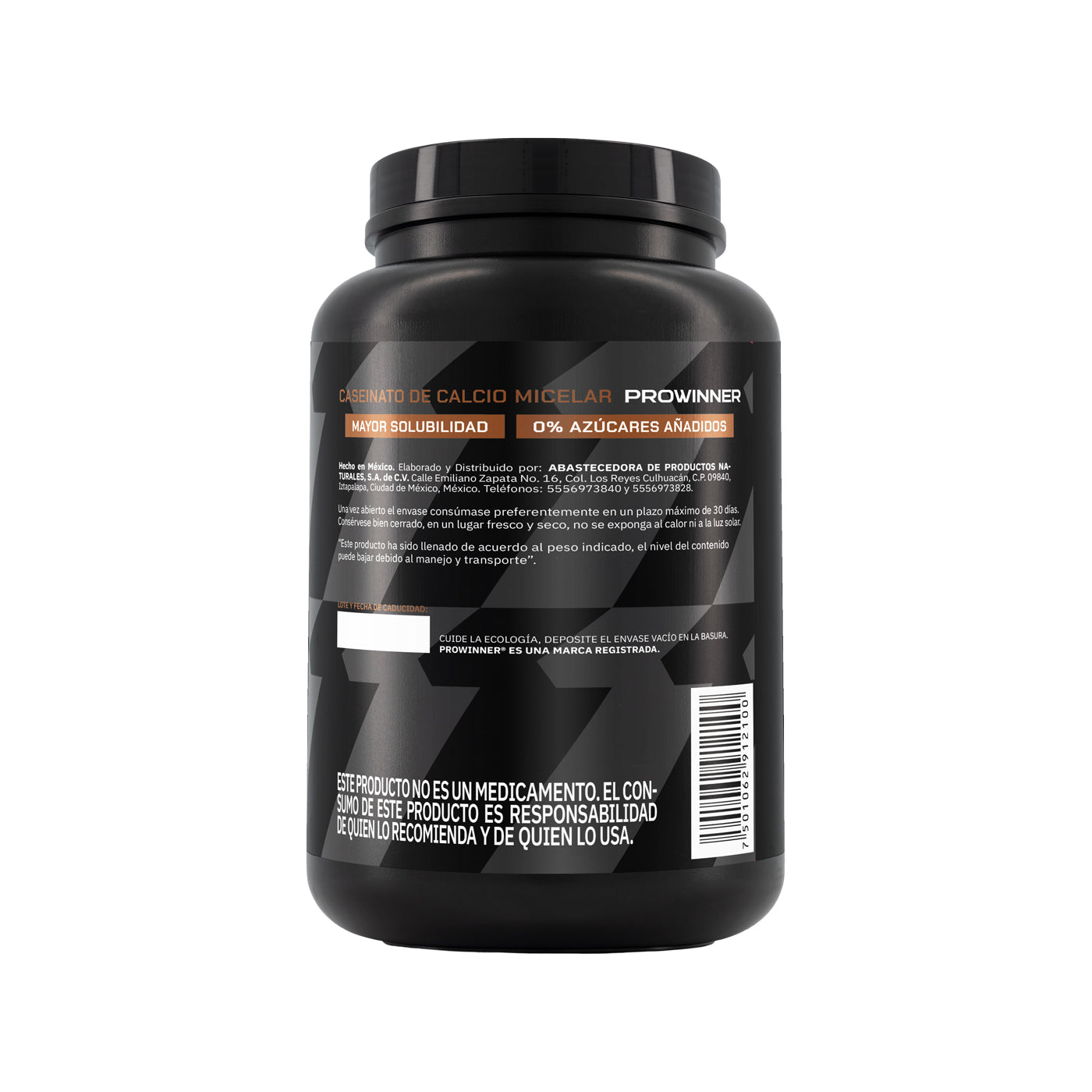Kit 3 Piezas Proteína Caseinato de Calcio Micelar Sabor Chocolate 700 g 42 porciones