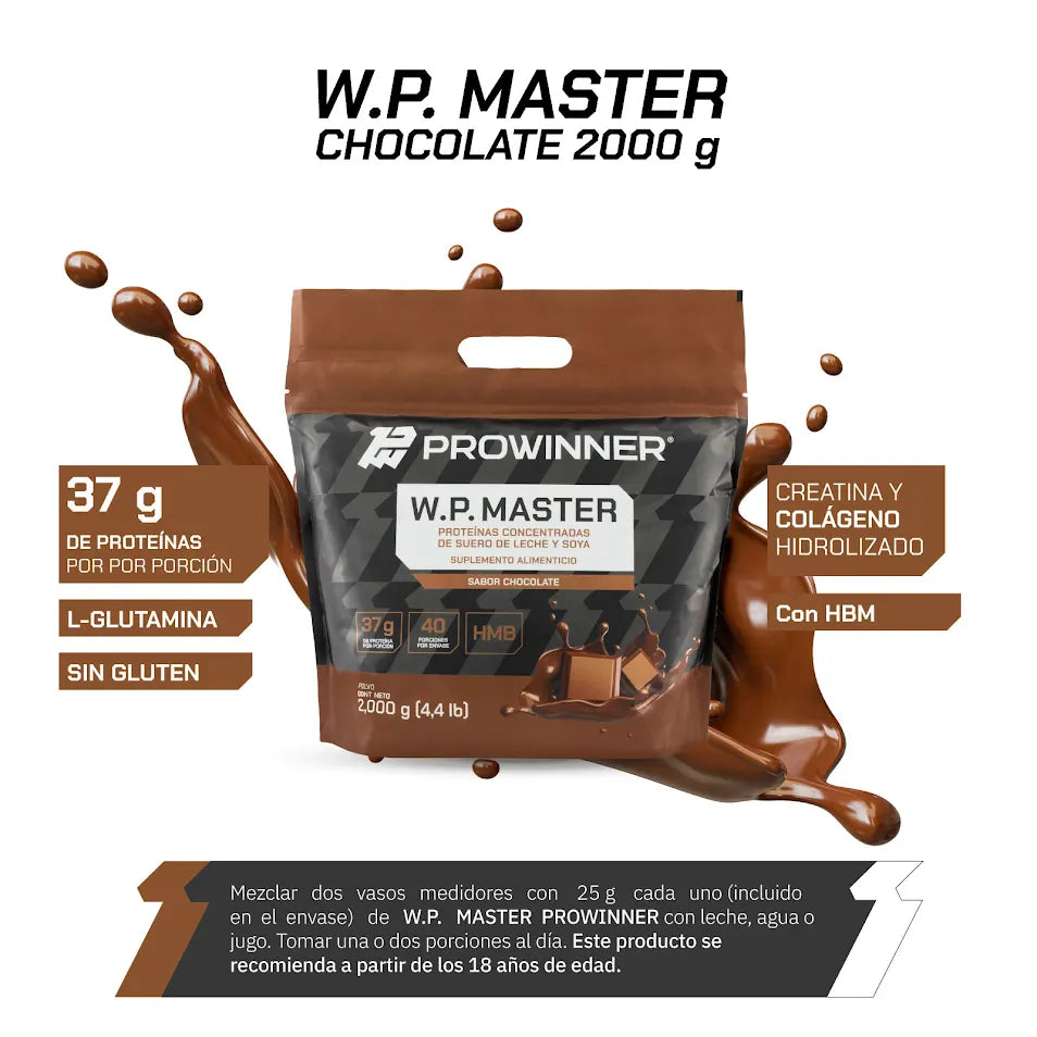 WP Master sabor Chocolate 2 kg- ProWinner