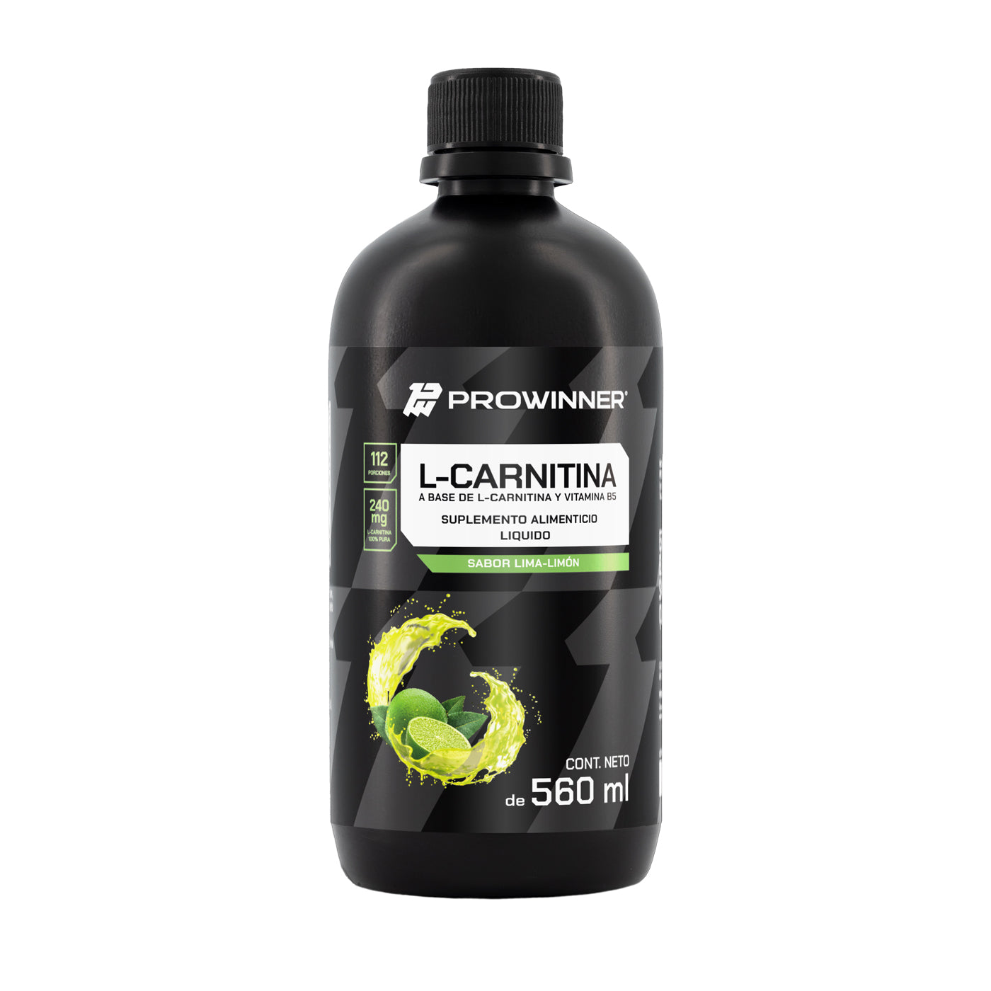 Pre Workout L-Carnitina 560ml Sabor Lima Limn 112 porciones ProWinner Pre Workout L-Carnitina 560ml Sabor Lima Limn 112 porciones ProWinner