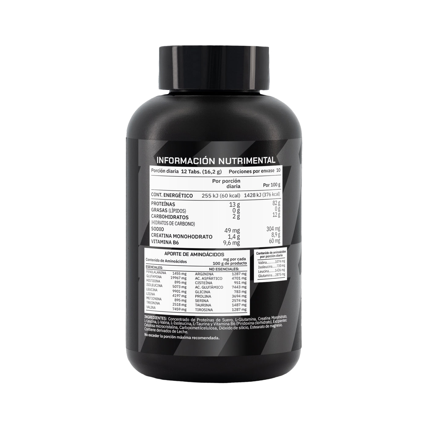 Preworkout Amino 2000 BCAA 120 Tabletas 10 porciones