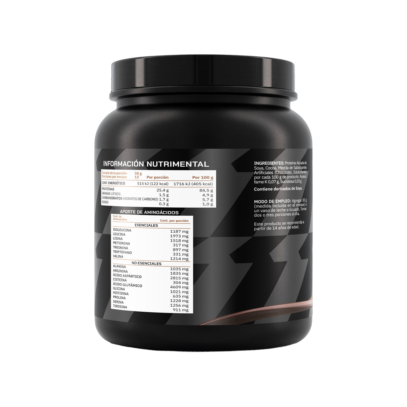 Proteína 90%, Sabor Chocolate 400 g 13 porciones