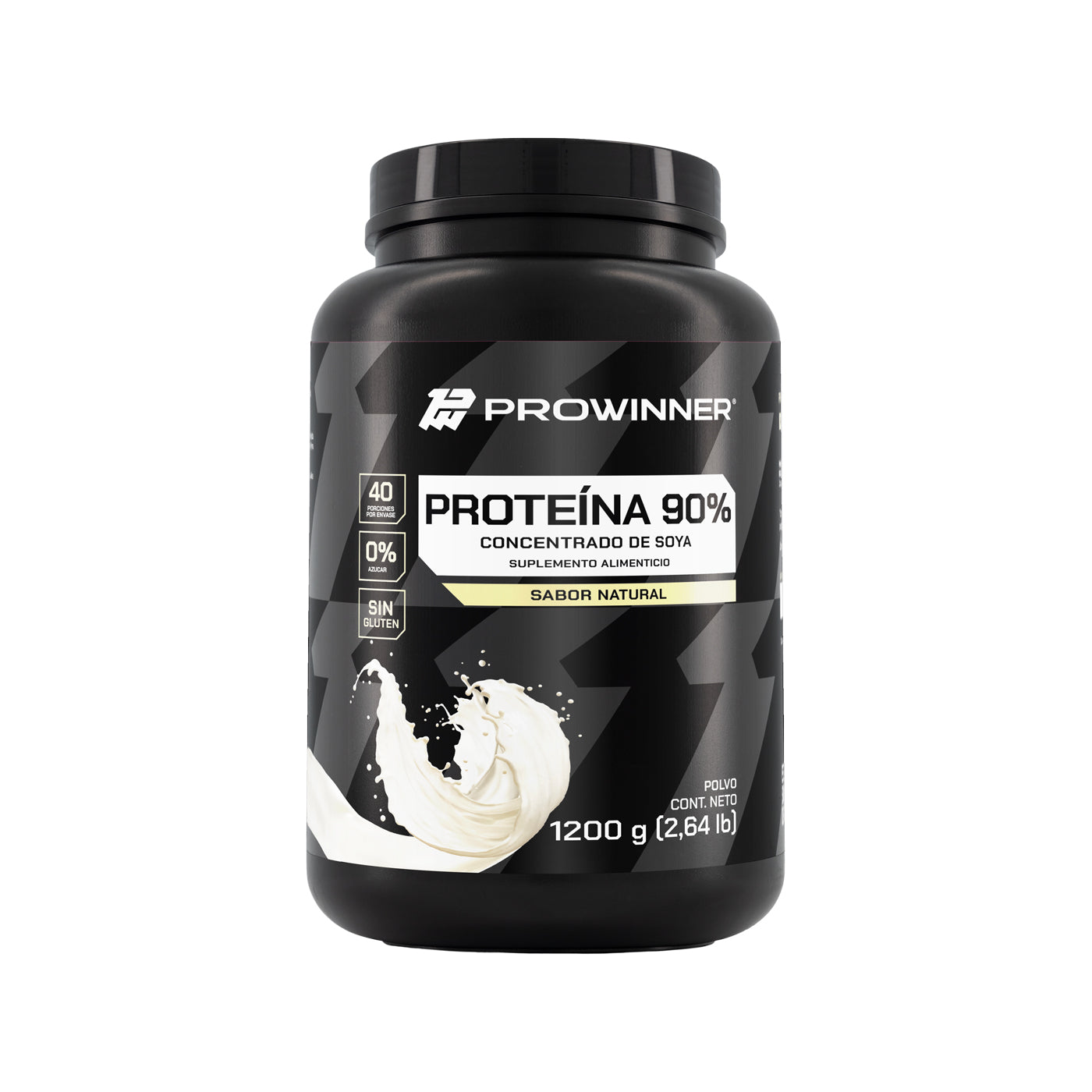 Proteína 90% Sabor Natural 1.2 Kg 40 porciones