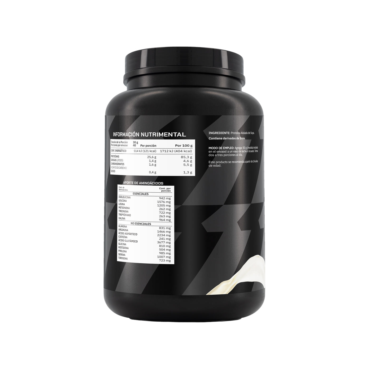 Proteína 90% Sabor Natural 1.2 Kg 40 porciones