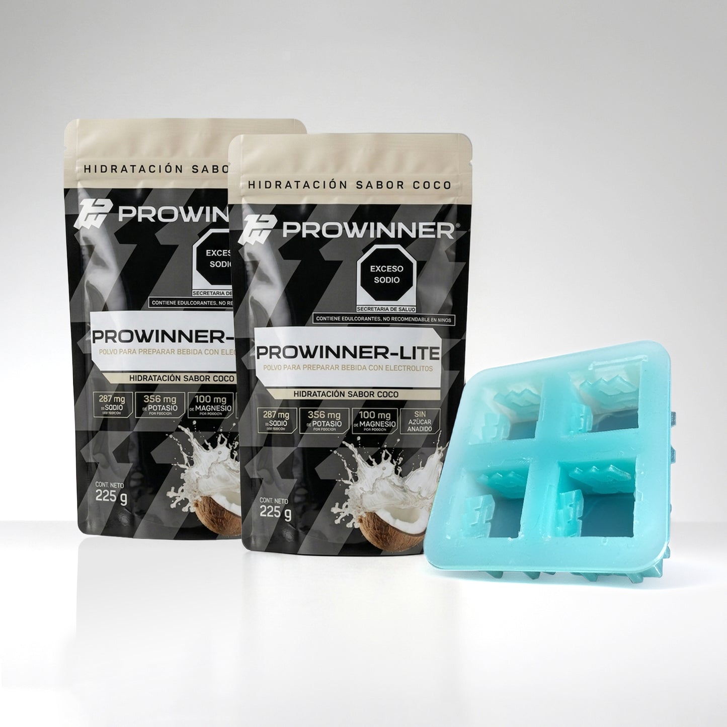 Kit 2 PROWINNER Lite Electrolitos + Molde para Hielos de Regalo