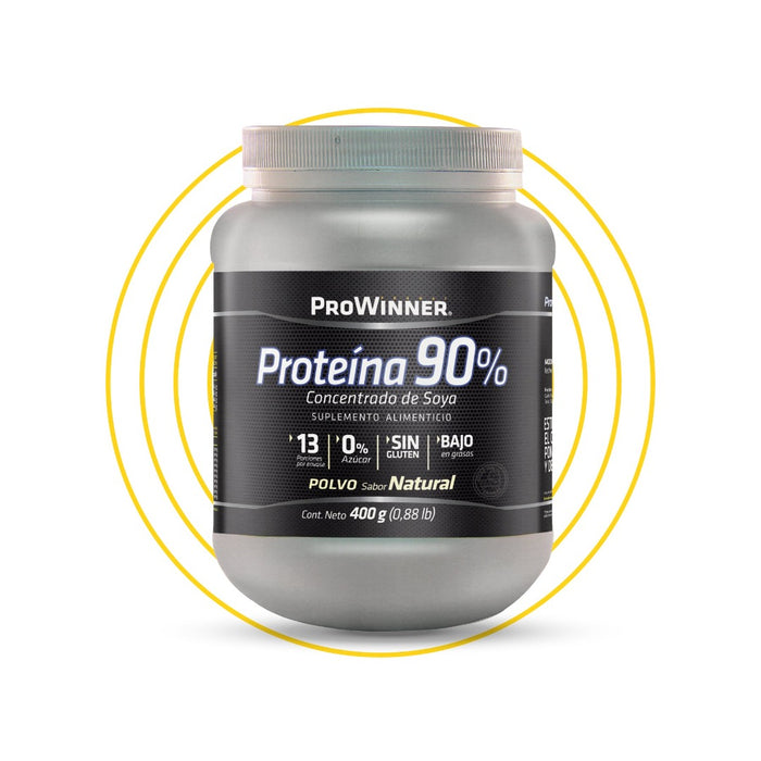 Proteína 90% Soya nat. 400g