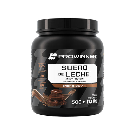 Proteína de Suero de Leche Concentrado Chocolate 500 g 20 porciones