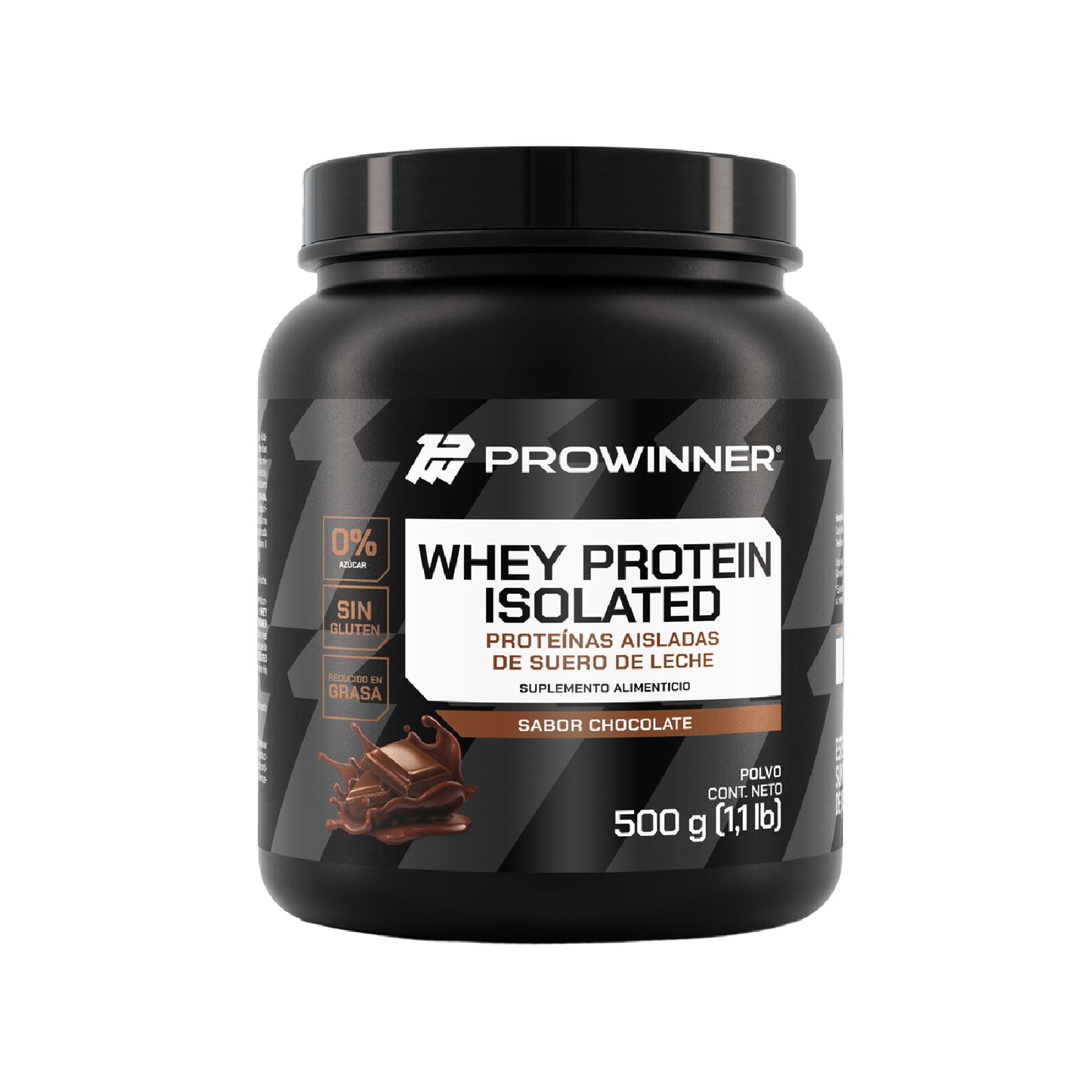 Proteína Whey Protein Isolated Chocolate 500 g 20 porciones