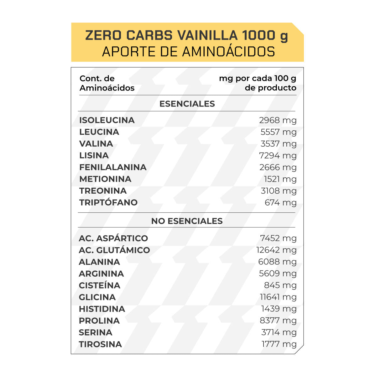 Zero carbs vainilla 1 kg - ProWinner