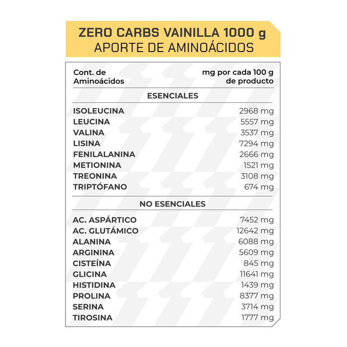 Zero carbs vainilla 1 kg - ProWinner