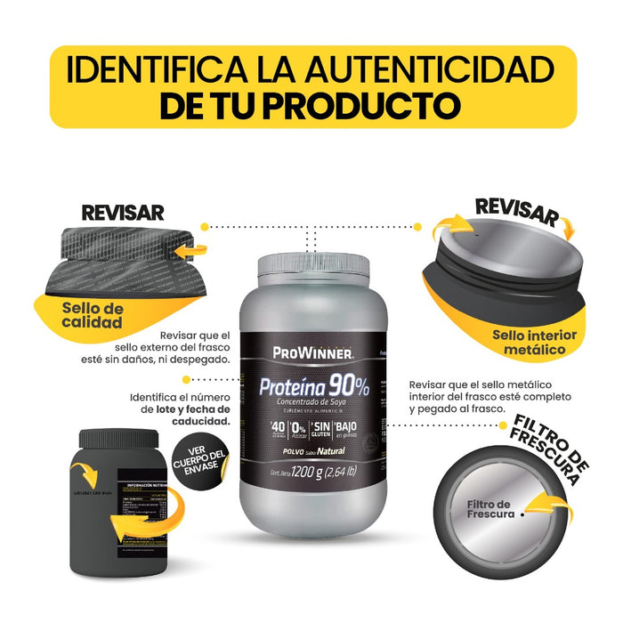 Proteína 90% Soya 1.2K - Natural