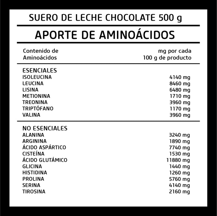 Suero de Leche Chocolate 500 g