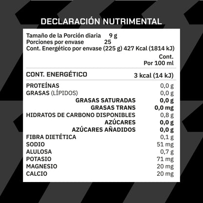 PROWINNER-Lite Electrolitos Sabor Coco | Bebida en Polvo para Hidratación | Con Sodio, Potasio y Magnesio | Sin Azúcar | Suplemento para Preparar Bebida Hidratante| 225 g