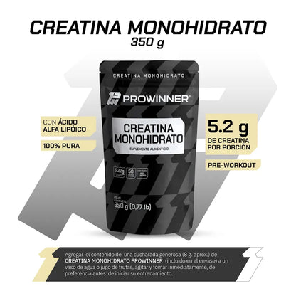 Creatina monohidrato 350 gramos - ProWinner