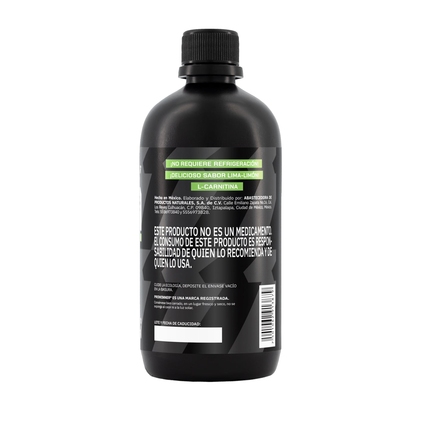 L-Carnitina lima-limón 560 ml-ProWinner