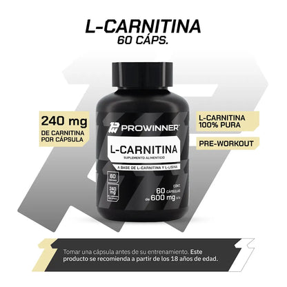 L-Carnitina 60 Cápsulas - ProWinner