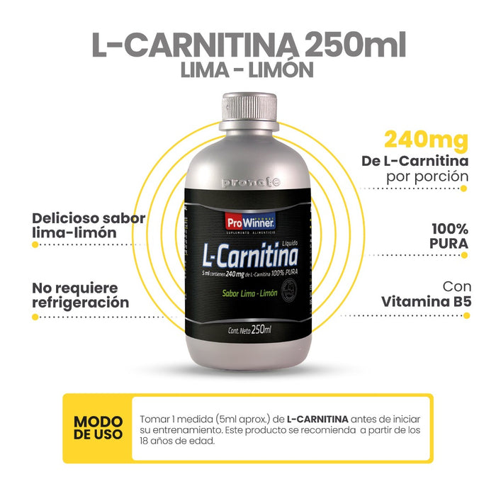 L-Carnitina Lima-limón 250 ml