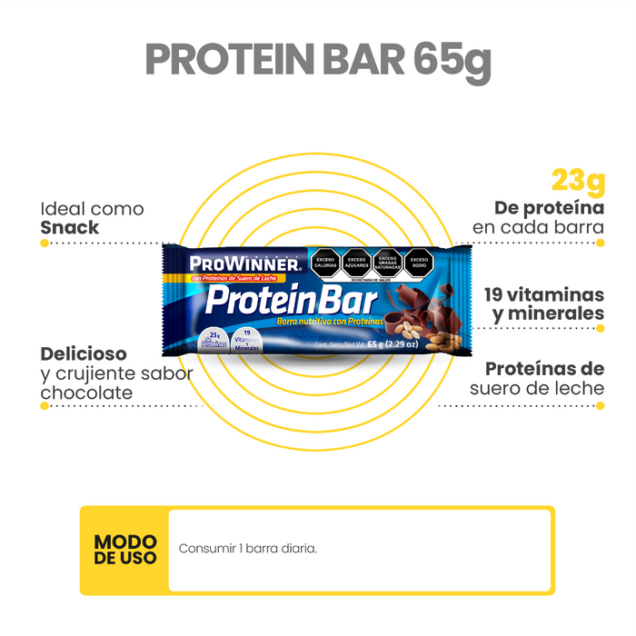 Caja Protein Bar 6 piezas