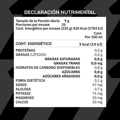 PROWINNER-Lite Electrolitos Sabor Pepino| Bebida en Polvo para Hidratación | Con Sodio, Potasio y Magnesio | Sin Azúcar | Suplemento para Preparar Bebida Hidratante| 225 g