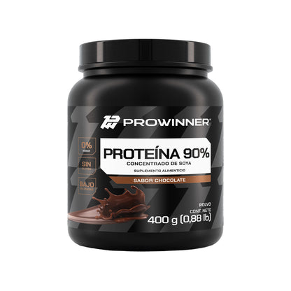 Proteína 90% Soya chocolate 400 gramos - ProWinner