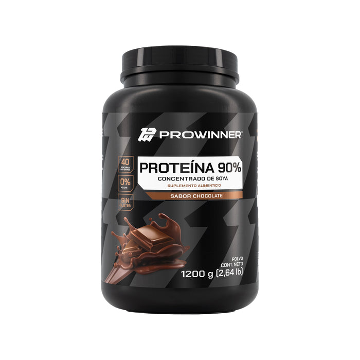 Proteína de Soya 90% Chocolate 1200 gramos - ProWinner