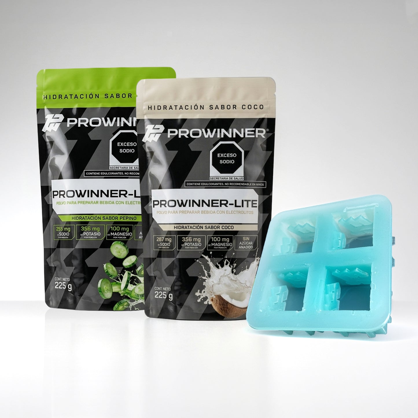 Kit 2 PROWINNER Lite Electrolitos + Molde para Hielos de Regalo