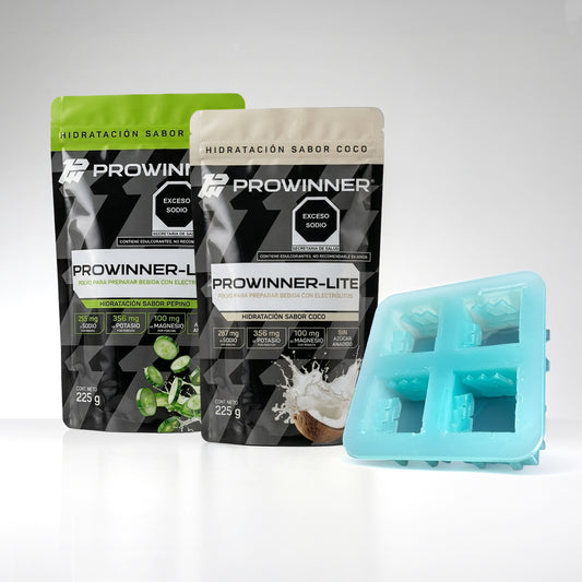 Kit 2 PROWINNER Lite Electrolitos + Molde para Hielos de Regalo