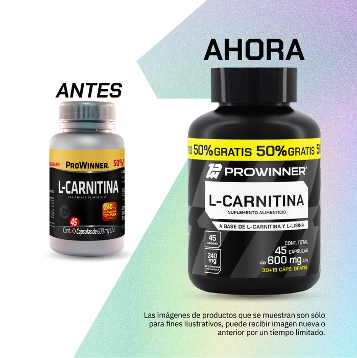 L-Carnitina + 50% extra - ProWinner
