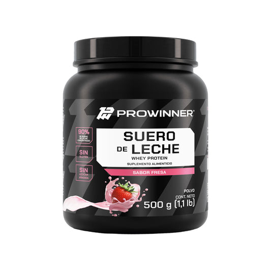 Suero de leche fresa 500 gramos - ProWinner