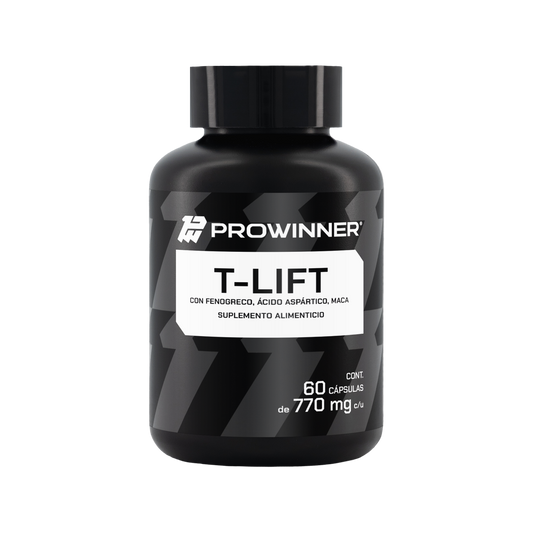T-LIFT HOMBRES 60 cápsulas con Fenogreco, Ácido Aspártico, Maca, Ginseng, L-Arginina, Zinc y Vitamina D3 | Suplemento Alimenticio para Hombres