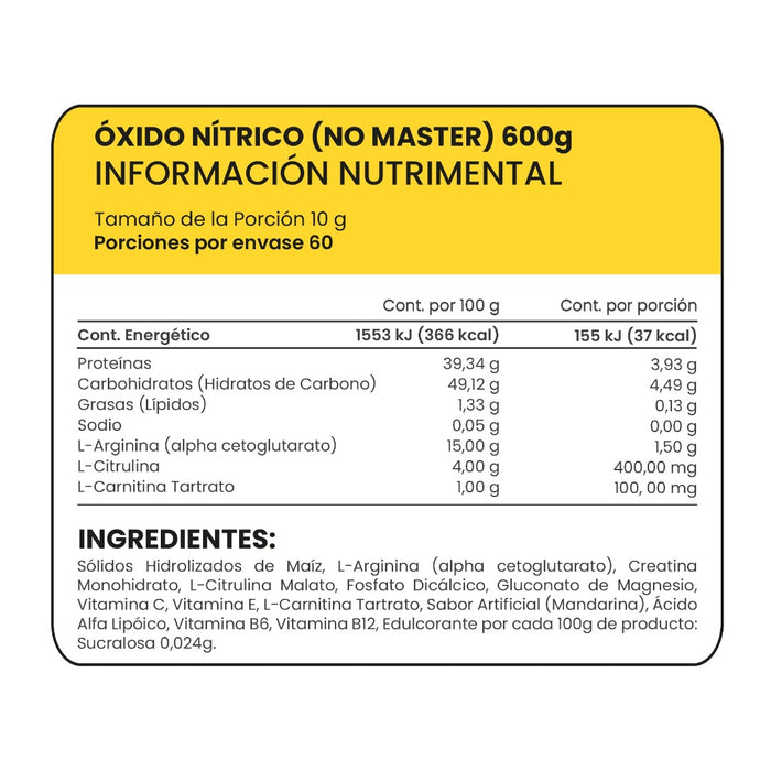 Óxido Nítrico 600g