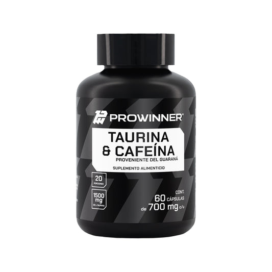 Taurina & Cafeína 60 Cápsulas - ProWinner