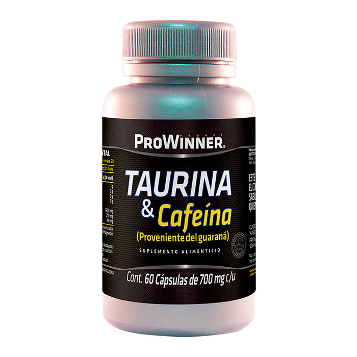 Taurina & Cafeína 60 Cápsulas