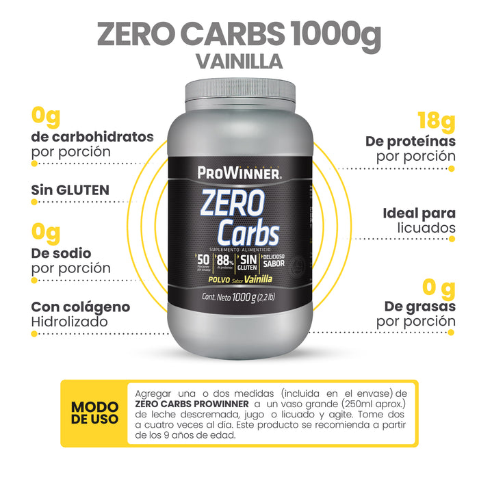 Zero Carbs Vainilla 1 kg